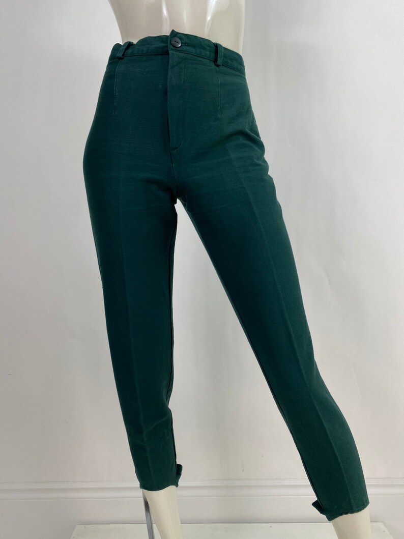 90s Cotton Ginny Stirrup Pants 80s Stirrup Pants Etsy