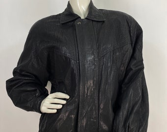 Bart designed by sibylle Lynn, vintage leather jacket