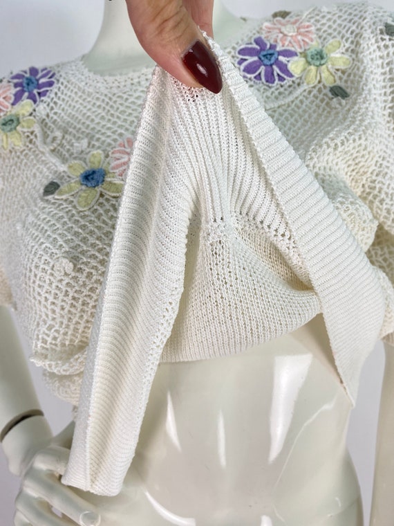 Crochet doily blouse - image 9