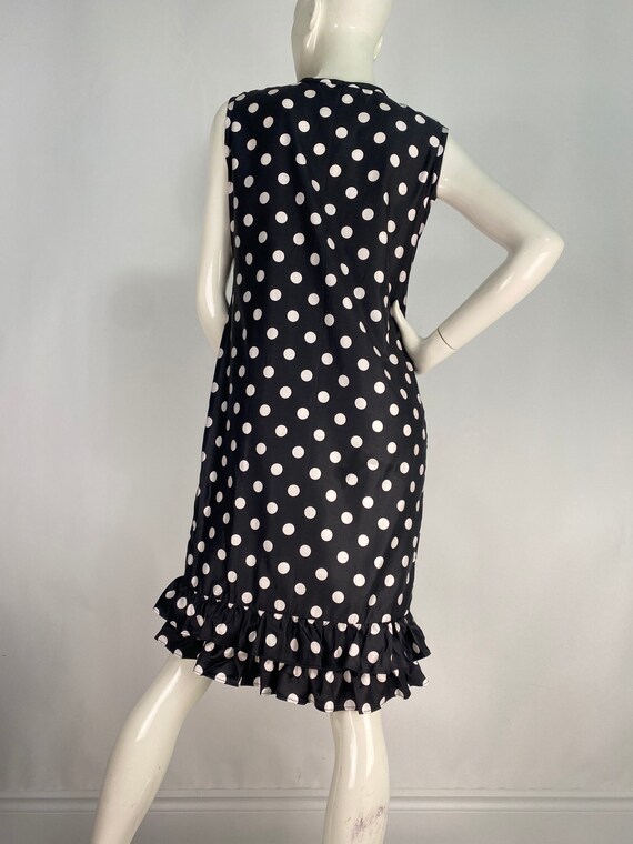 1950s polka dot dress/polka dot dress/1950s house… - image 6