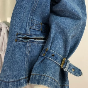 90s denim jacket/vintage denim jacket/jean jacket image 6