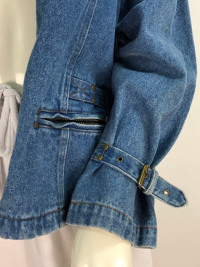 90s denim jacket/vintage denim jacket/jean jacket image 6