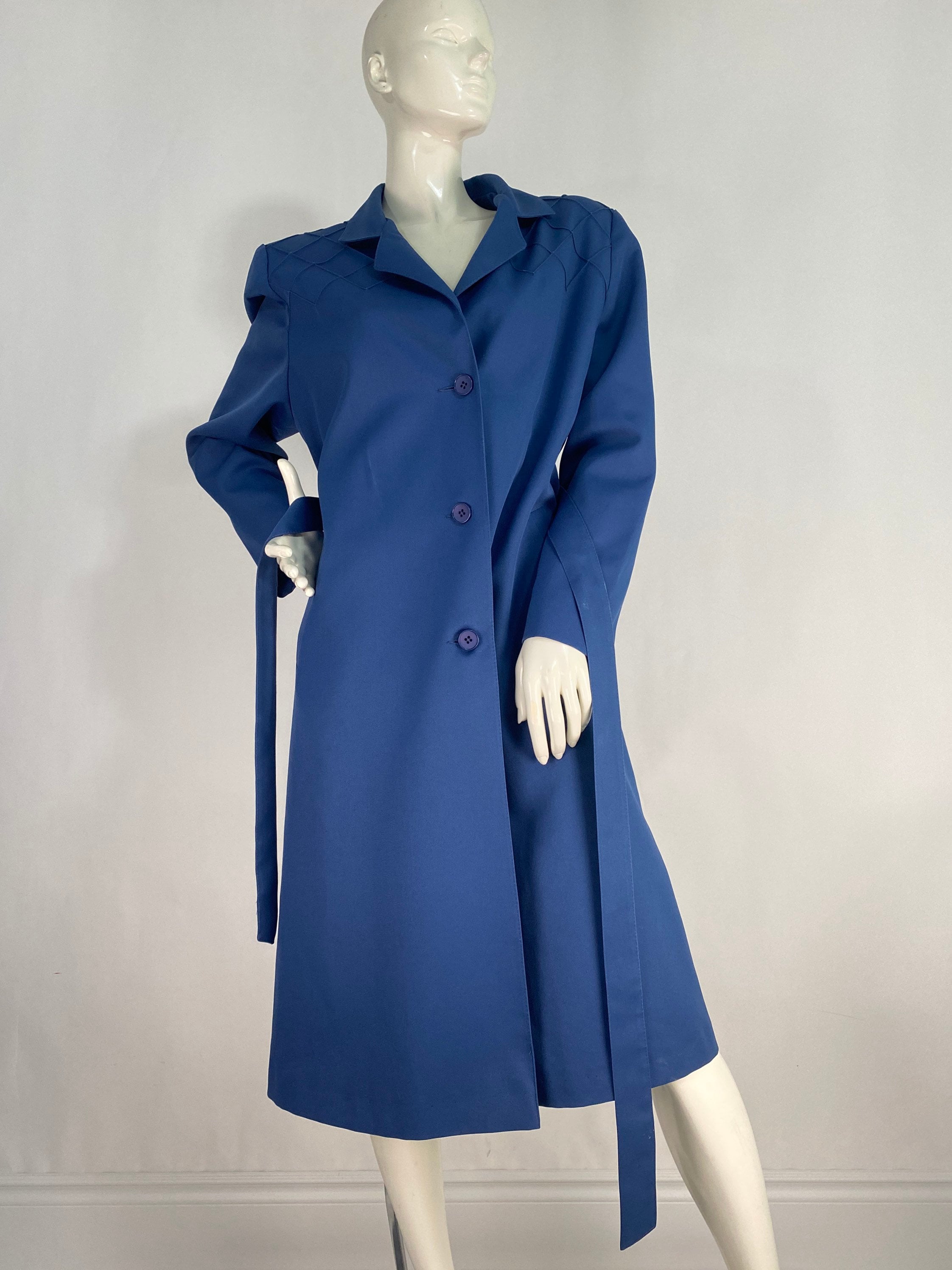 ジャケット・アウター vintage 60s trench coat Vintage 1960s Seafoam Green Trench Coat: Mod A-line Spring