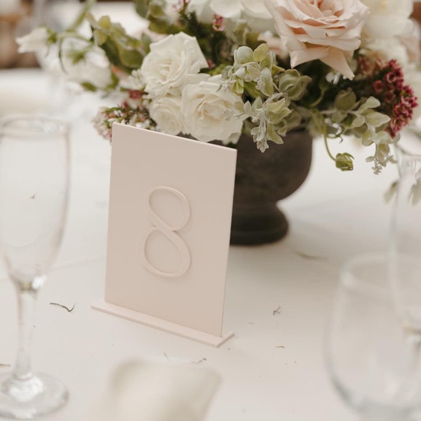Wedding Table Numbers / Table Seating Numbers / Arched Table Numbers /Matte and Glossy Table Numbers / Venue Decor / Luxury Wedding Decor