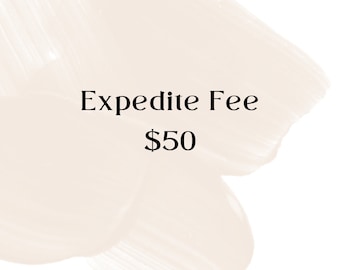 Expedite fee for seating charts