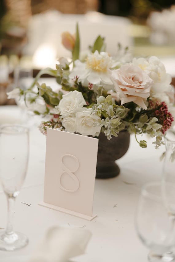 Wedding Table Numbers / Table Seating Numbers / Arched Table Numbers /Matte and Glossy Table Numbers / Venue Decor / Luxury Wedding Decor
