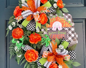 Easter grapevine wreath, Easer decor, Easer bunny wreath, spring wreath, seasonal wreath, farmhouse easter wreath, spring decor, easter door