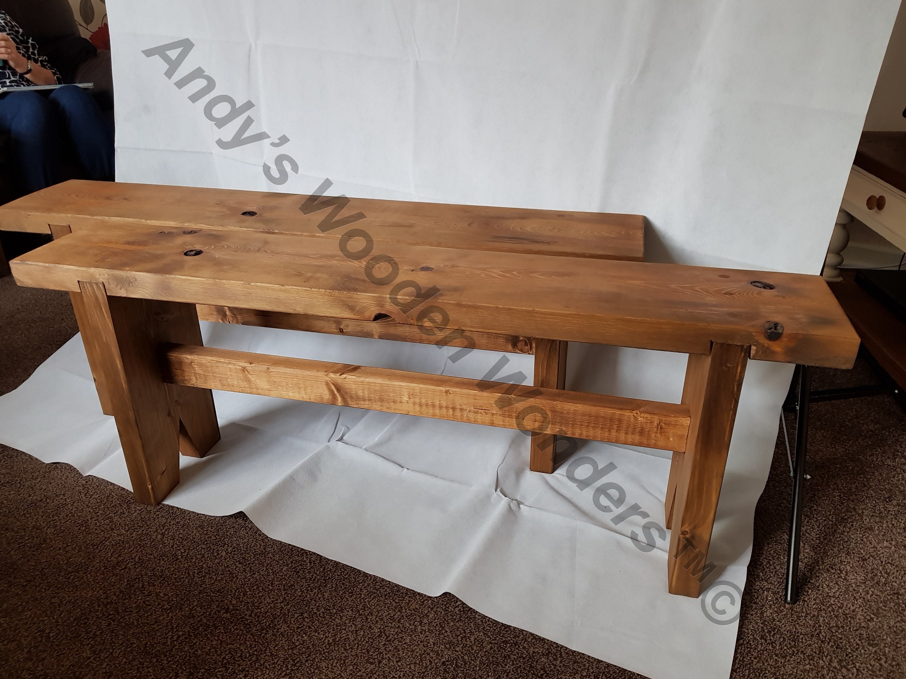 Banco de estilo rústico. Rústico a medida madera recuperada. | Etsy