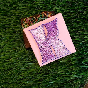 Letter String Art - DIY Kit - DIY String Art Kit - No tools needed - Various Sizes - Kids Crafts - Initial - Love