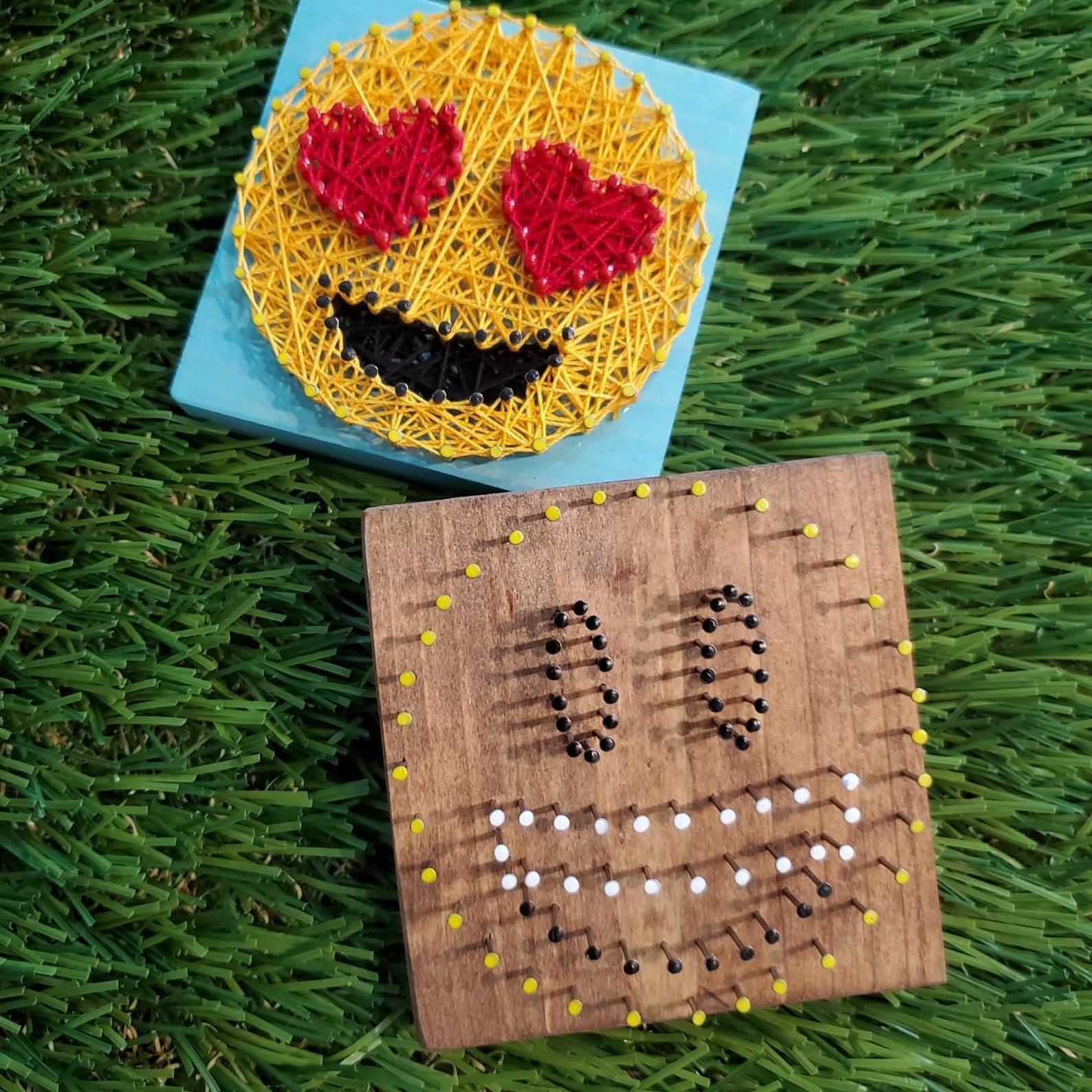 EMOJI String Mini DIY Art Kit Emojis String Art DIY Etsy