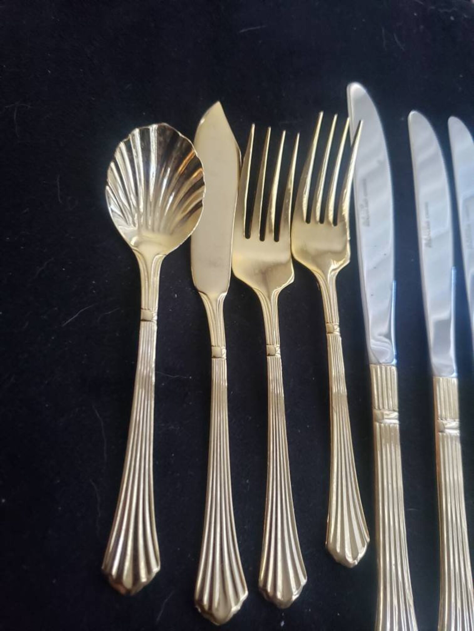 H. F. LTD Gold Plated Silverware Etsy UK