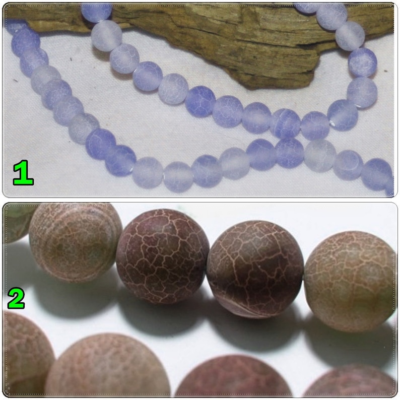 6 mm 8 mm 10 Mm Lava Rock Stone Round Jewelry Making Gemstone U Choisir Couleur 16/"