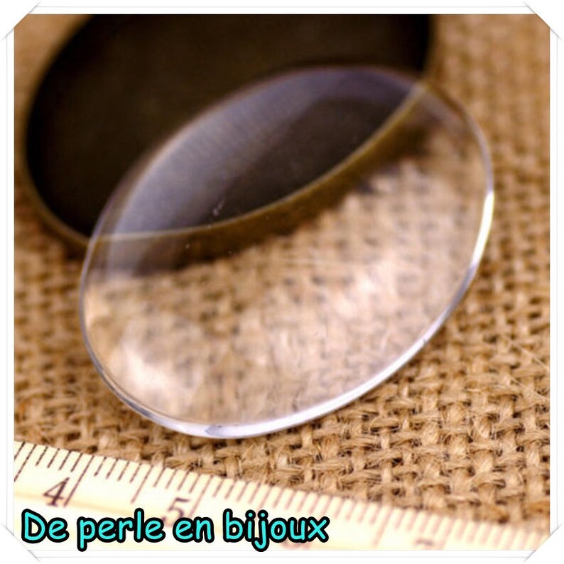18mm x 13mm or 25 mm x 18mm Cabochon glass oval clear flat back dome quality cabochons Glas 18 mm x 13 mm and 25 mm x 18 mm Choices