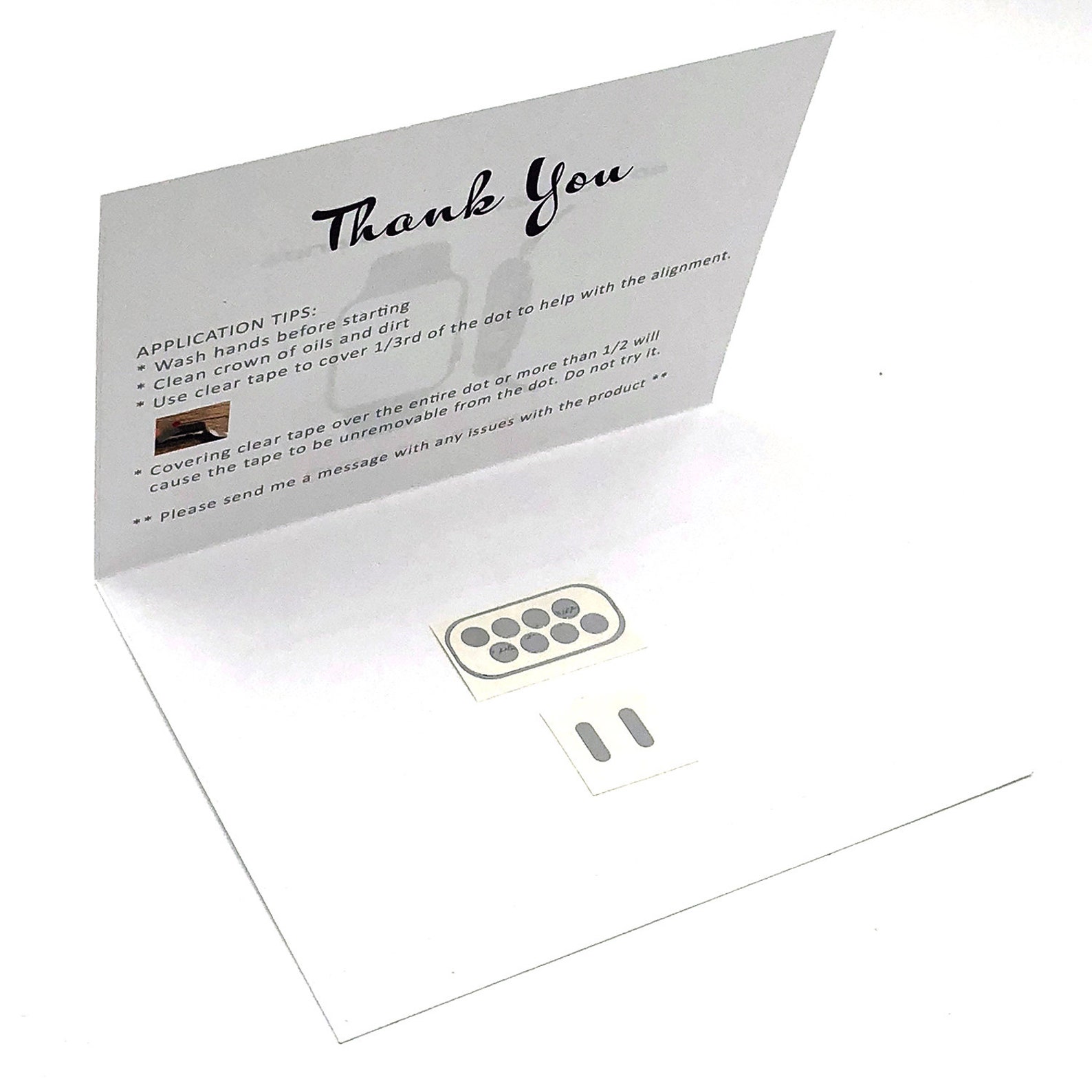 Apple Watch Crown Sticker Vinyl Cover Dot in Chrome for Series Etsy