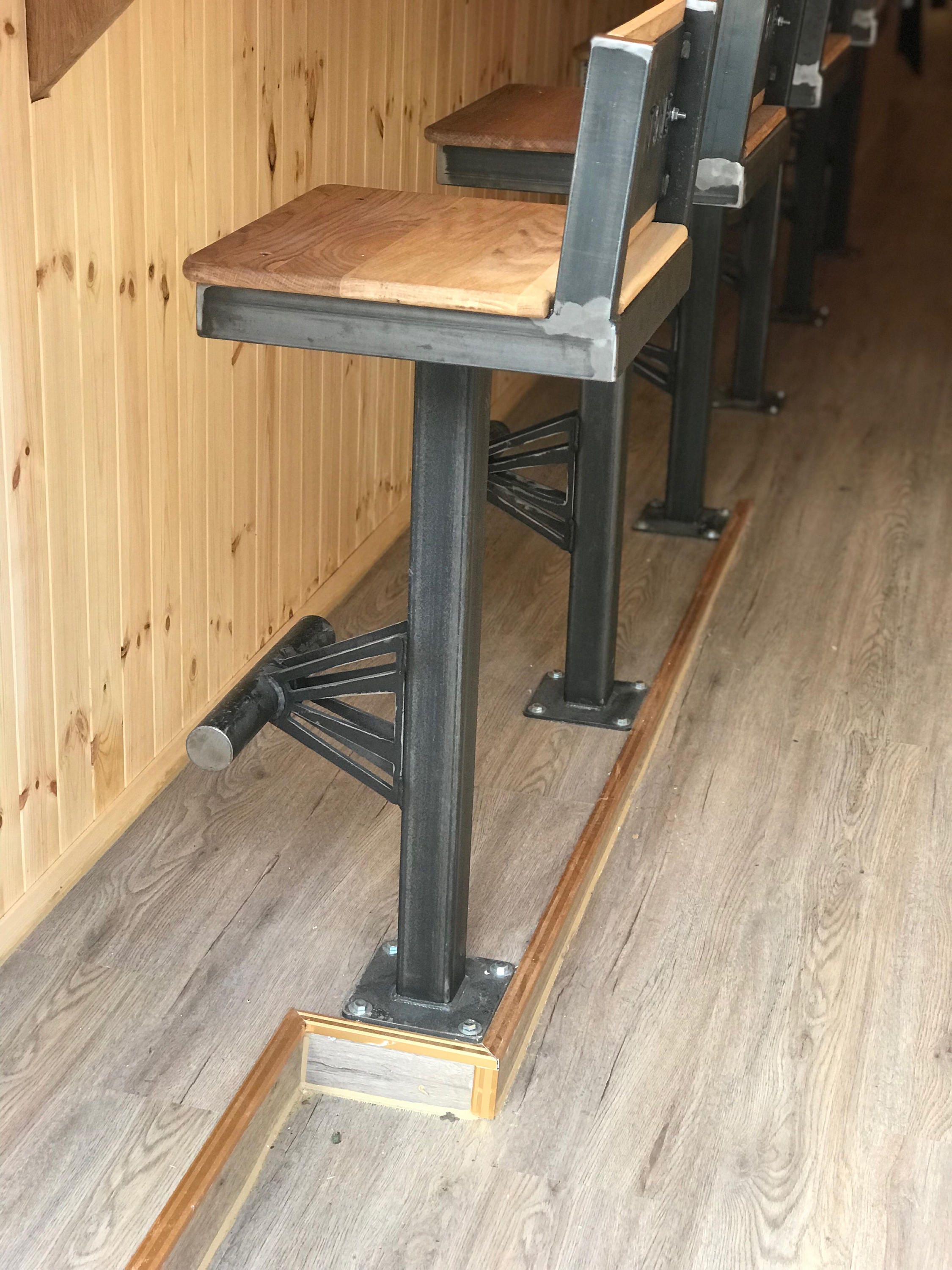 Style Bolt Down Bar Stools 50