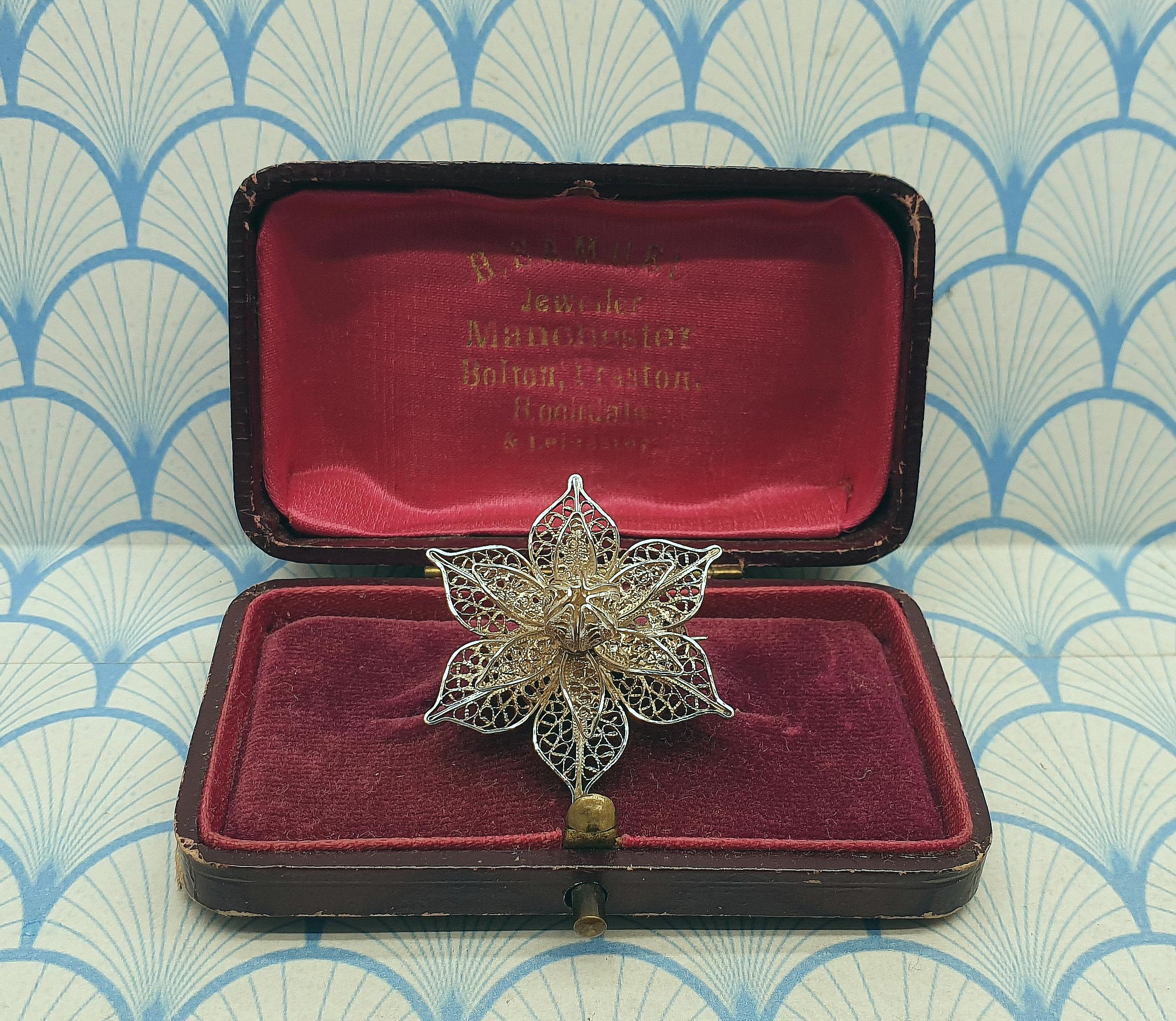 Vintage Portuguese Topazio Mid-century 925 Sterling Silver Three