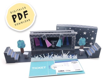 PDF file: DIY concert voucher for printing