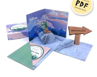 PDF file: DIY hiking voucher to print out