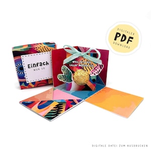 PDF-bestand: DIY-explosiedoos “Zomaar” om uit te printen
