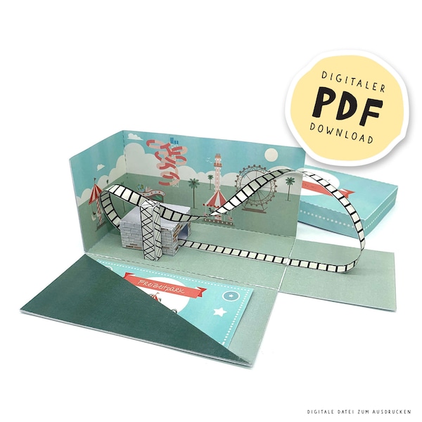 PDF file: DIY amusement park voucher to print out