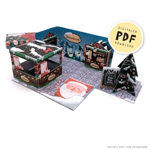 PDF ファイル: 印刷できる DIY クリスマス マーケット ギフト