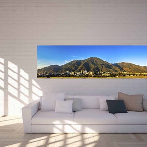 Fotografía panorámica de Caracas - Venezuela con al Ávila de fondo - Descarga