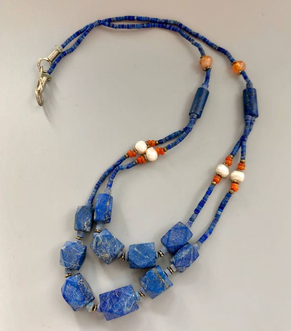 Afghan lapis necklace