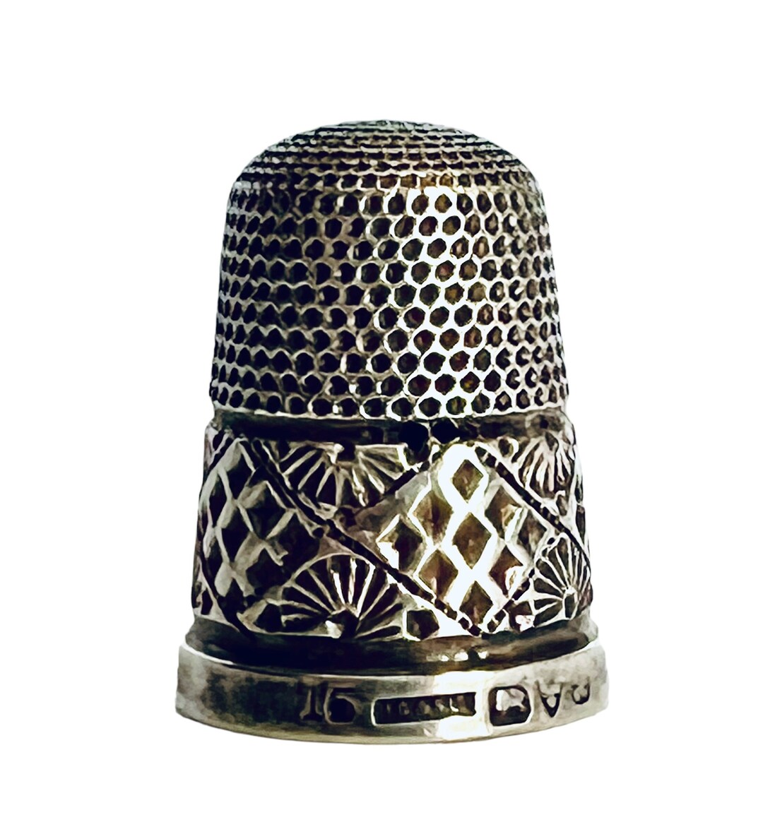 Edwardian Sterling Silver Thimble, Chester 1908 Etsy