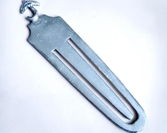 Sterling Silver Bookmark with Umbrella Finial.