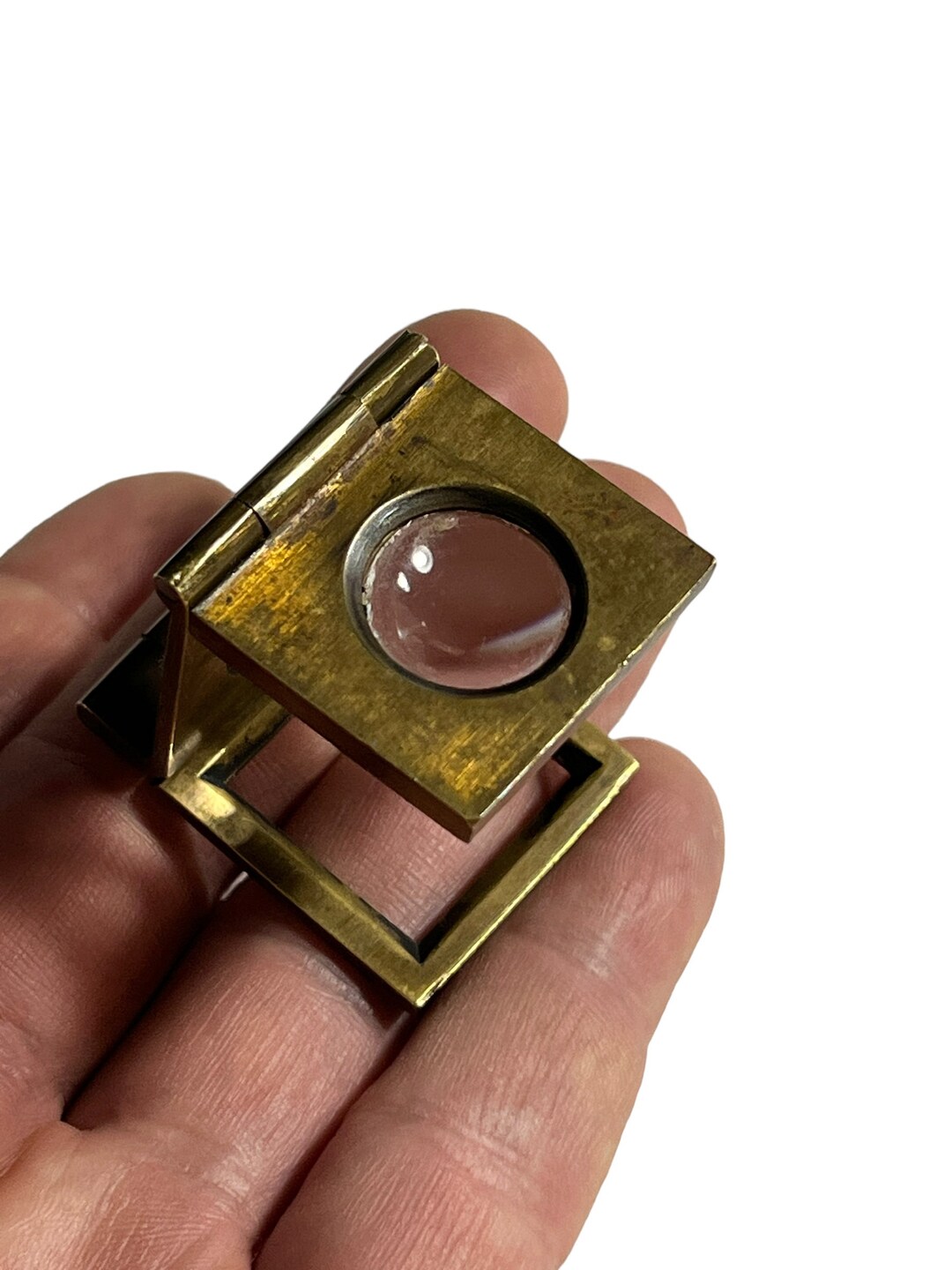 Thread Counting Victorian Magnifying Lens in Bronze - Etsy
