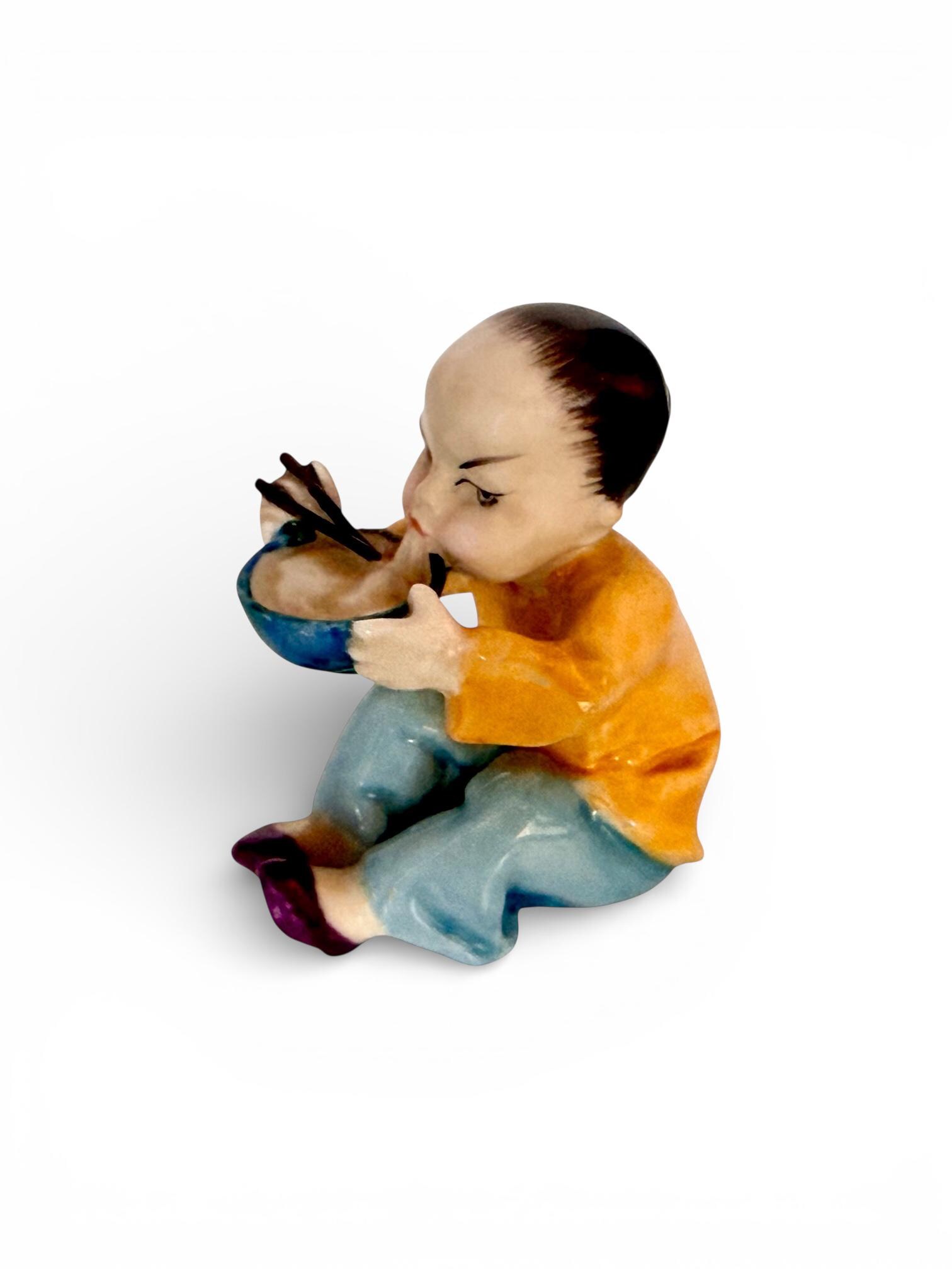 中国風 子供の陶器置物 4点セット Chinese boy figurine - Etsy 日本