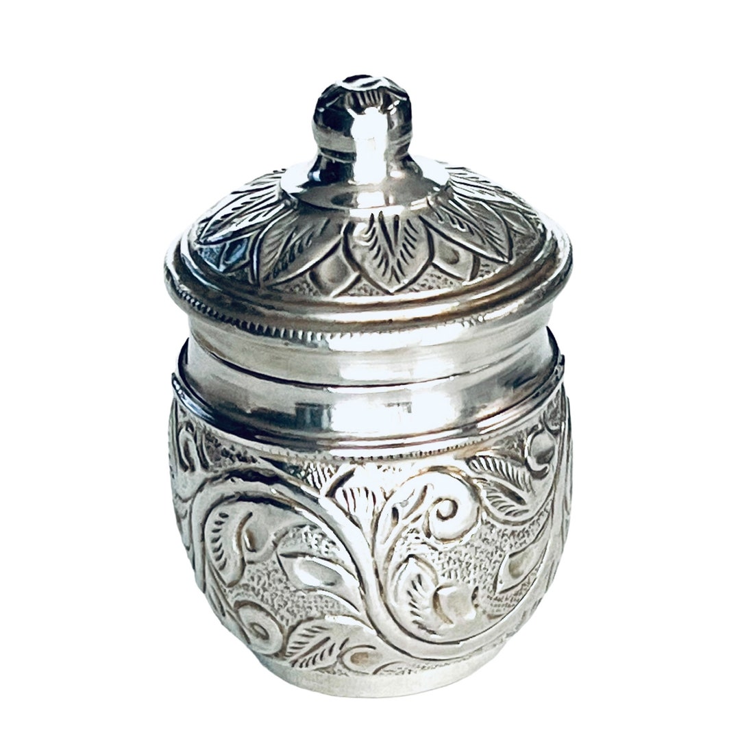 Kum Kum Box Made in Silver - Etsy