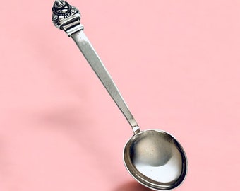 Cucharilla de plata de ley con Buda feliz