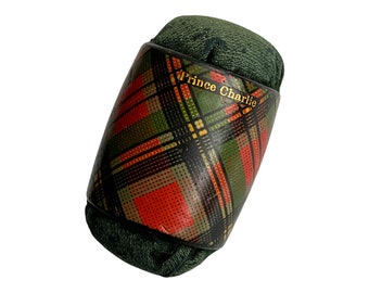 Delizioso puntaspilli vittoriano in tartan ware 'Prince Charlie'