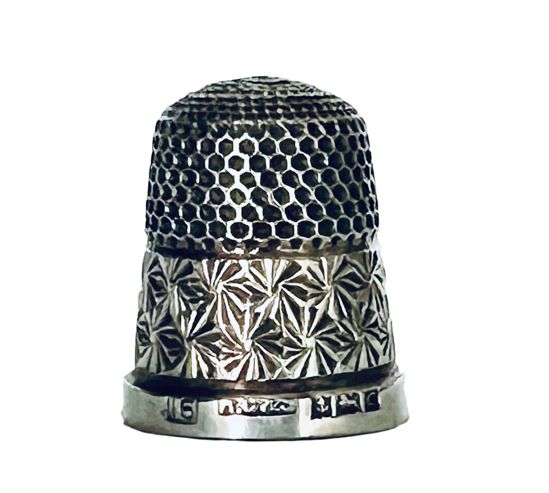 Vintage Sterling Silver Thimble Etsy