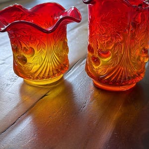 Amberina Glass - Etsy
