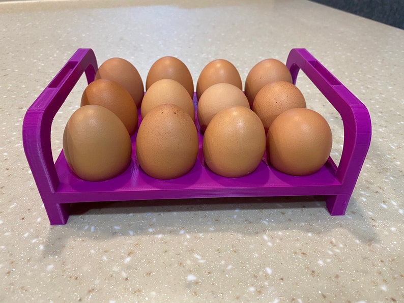 Stackable Egg Holder 3D Printed Dozen Egg Holder Multiple Etsy