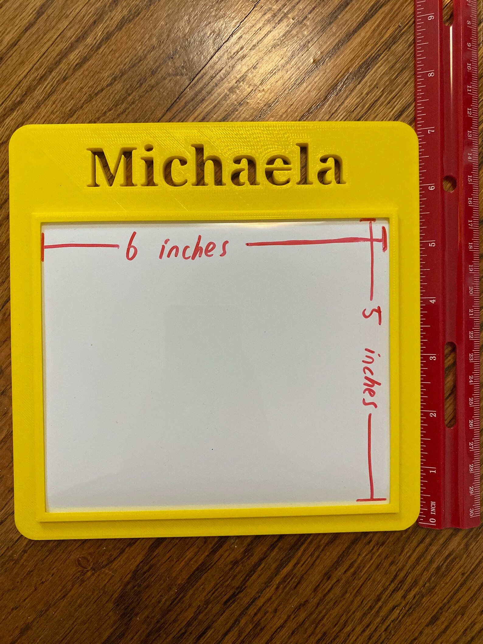 Custom Mini Whiteboard/Note Board with Dry Erase and Etsy