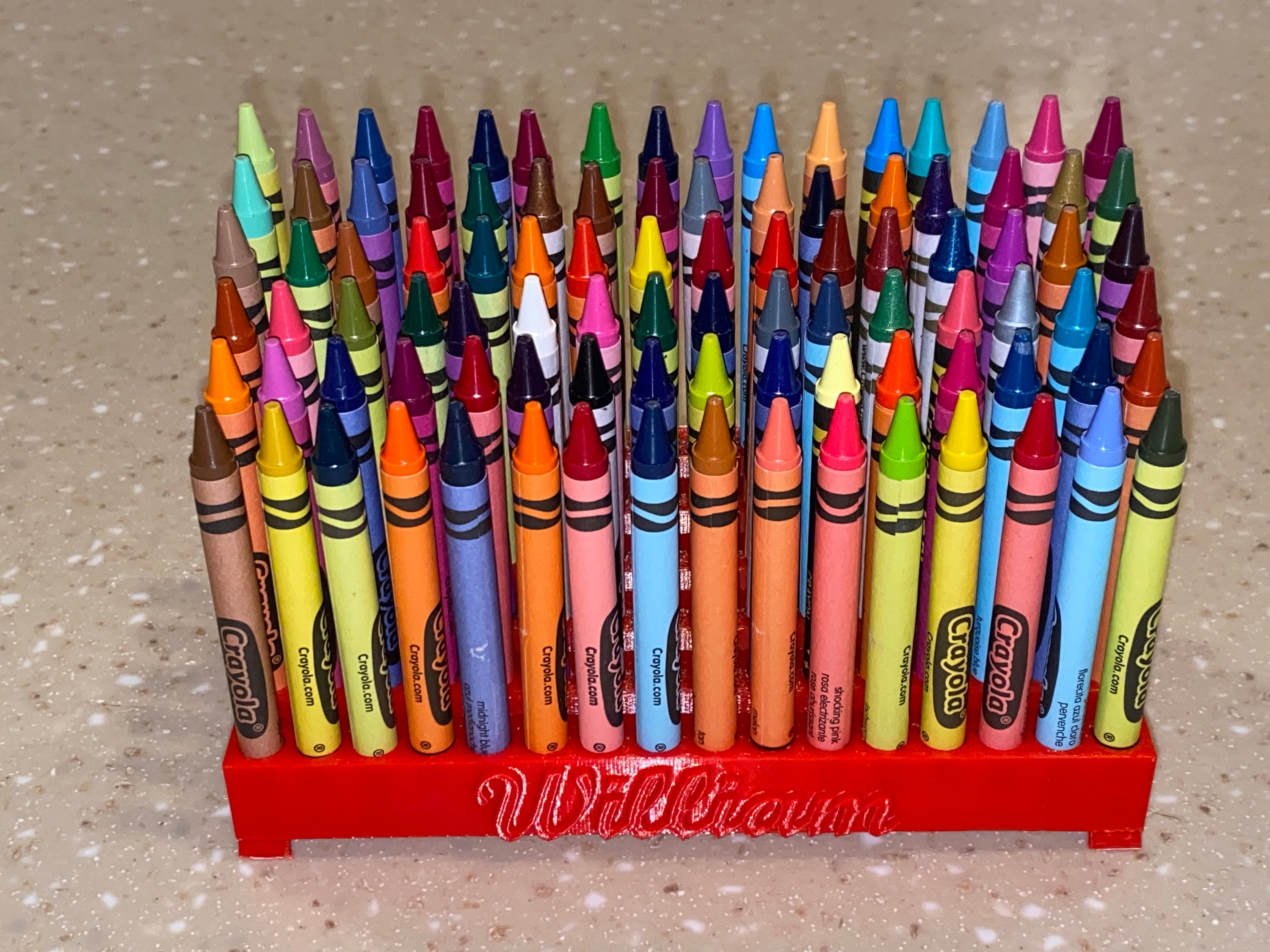 Back to School: Crayon Case for 24 Pack of Crayons by 3D Sourcerer, Download free STL model