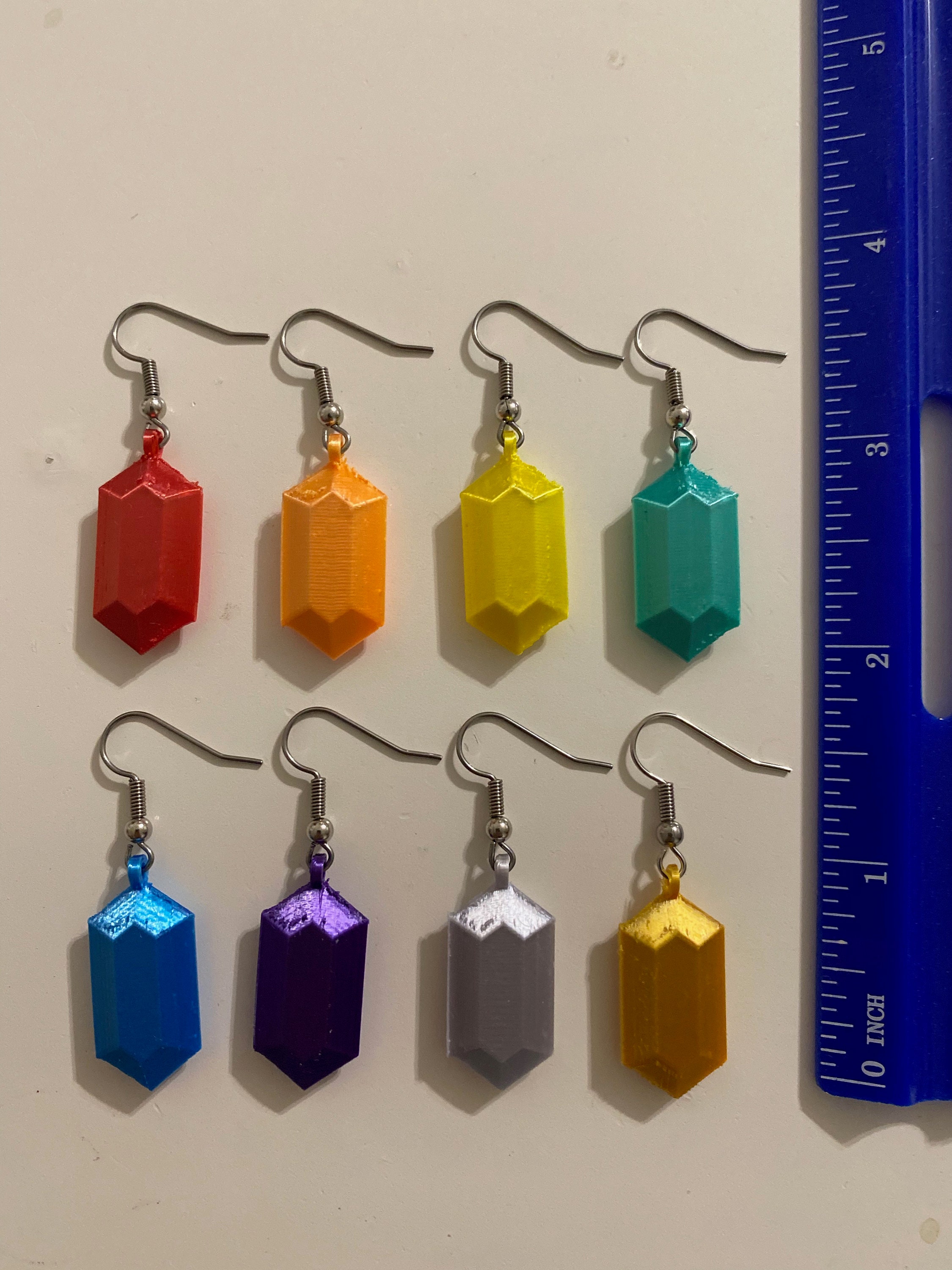 Zelda Rupee Earrings Breath of the Wild Earring Ocarina of Etsy