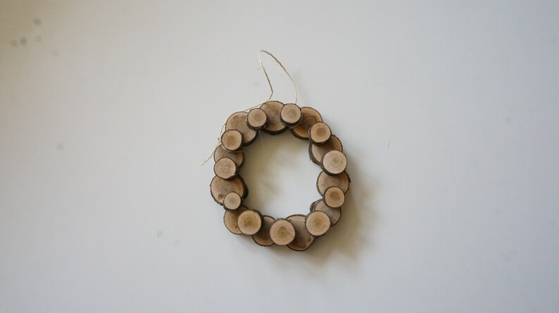 Wood Slice Cherry Wreath Tree Slab Door Hanger Farmhouse Etsy