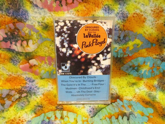Pink Floyd Obscured By Clouds Cassette Tape The Etsy