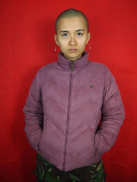 Purple Pink Vintage 90s Puffa Kickers Jacket