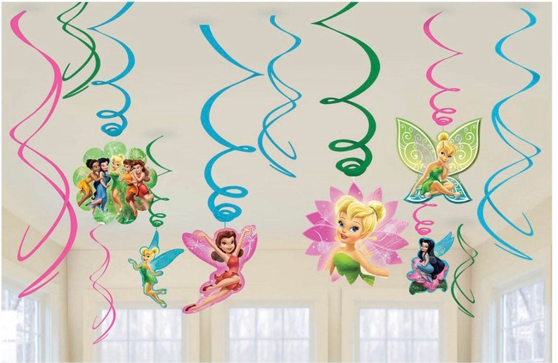 Tinkerbell Hanging Decorations Pixie Hollow Decorations Etsy