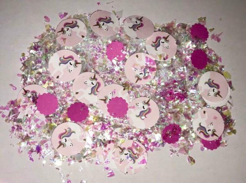 Unicorn Confetti Unicorn Glitter Sparkel Confetti Unicorn Birthday Baby Shower First Birthday Unicorn Baby Shower Unicorn