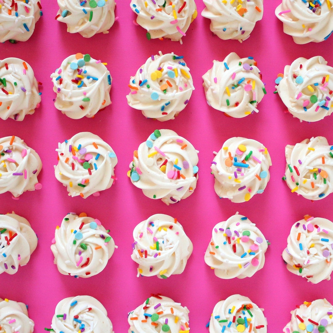 Sprinkle Meringue Cookies Vanilla Meringue Cookies Party Favor Edible