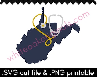 WV Medical Provider cut file & PNG printable