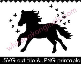 Running Horse cut file & PNG printable