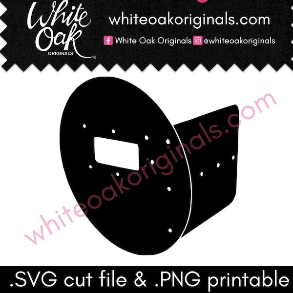 Pancake Welding Hood cut file & PNG printable