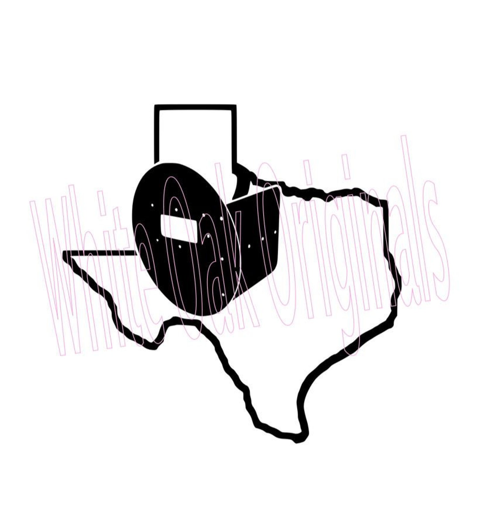 Texas Pipeliner Texas Welder Pancake Welding Hood svg cut Etsy